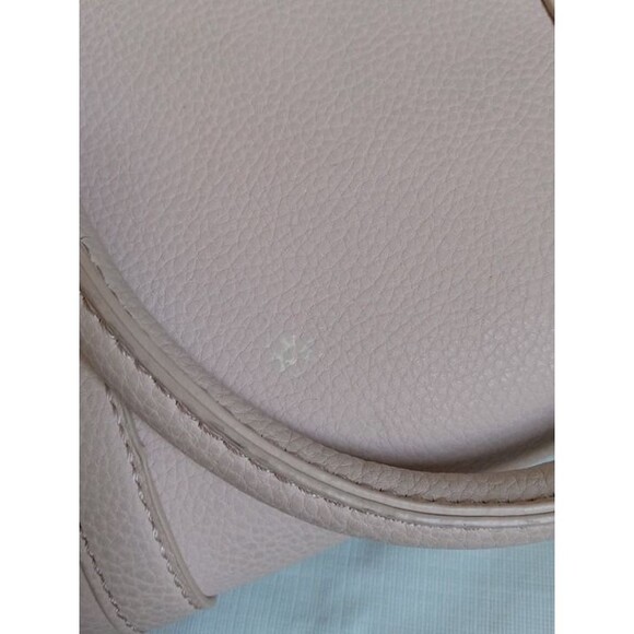 Reaction Kenneth Cole Pink Beige Triple Entry Satchel Handbag Fair Condition - Picture 10 of 12